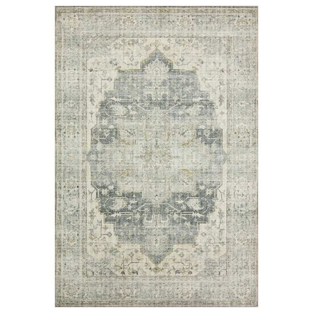 Loloi Skye 2"6" x 7"6" Charcoal and Dove Runner, , large