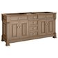 James Martin Vanities Brookfield 72" Double Bathroom Vanity in Pecan with 3cm Eternal Jasmine Pearl Quartz Top and Rectangular Sinks, , large