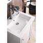 James Martin Brittania 24" Single Bathroom Vanity in Glossy White with White Glossy Resin Top, , large