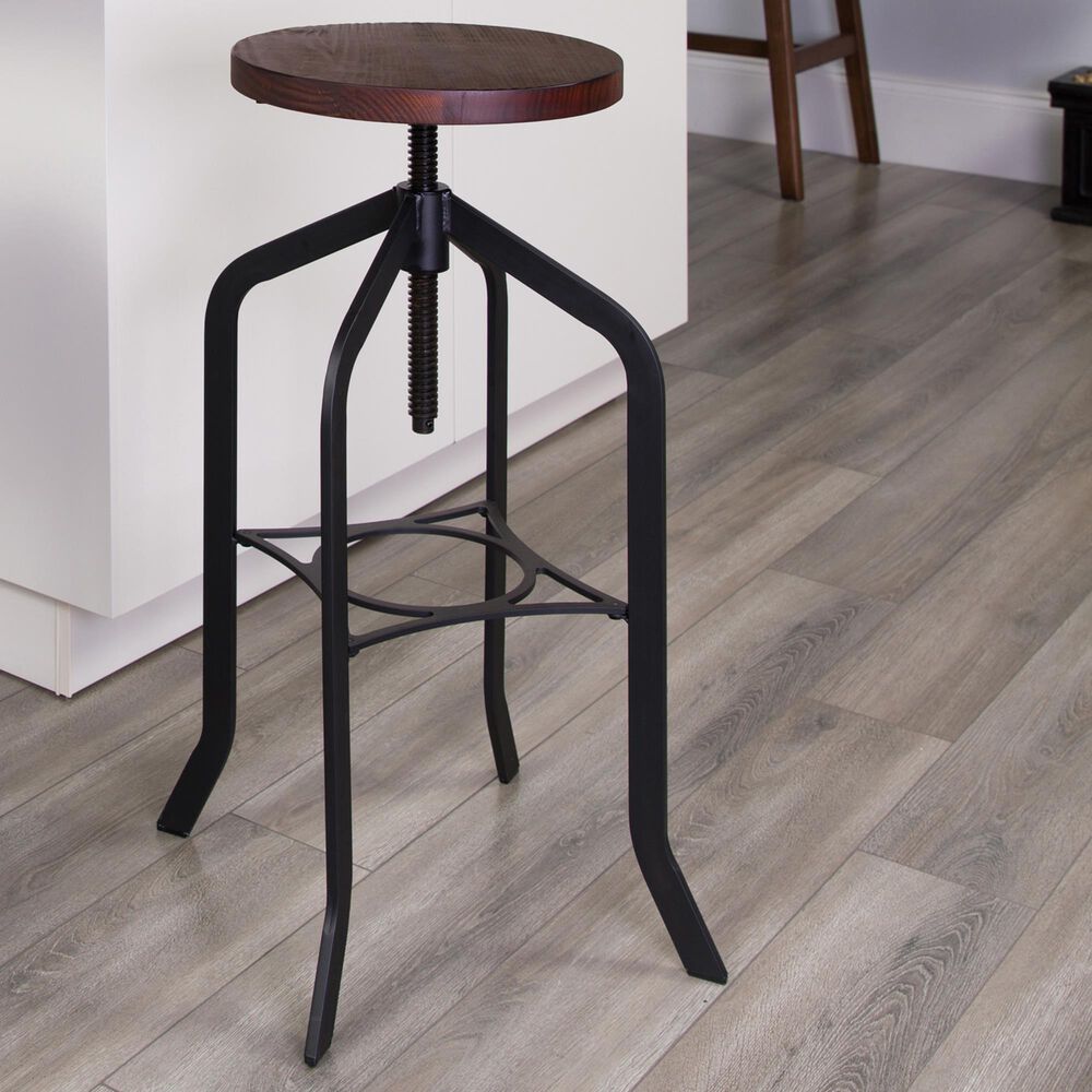 Flash Furniture 30" Swivel Barstool in Brown, , large