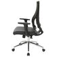 OSP Home Office Chair with Black Cushion with Chrome Finish, , large