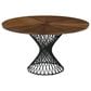 Blue River Cirque and Jackie 5-Piece Round Dining Set in Black and Walnut, , large
