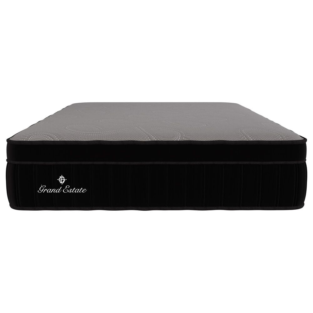 Grand Estate 700 Euro Top Hybrid Medium Queen Mattress with Low Profile Box Spring, , large