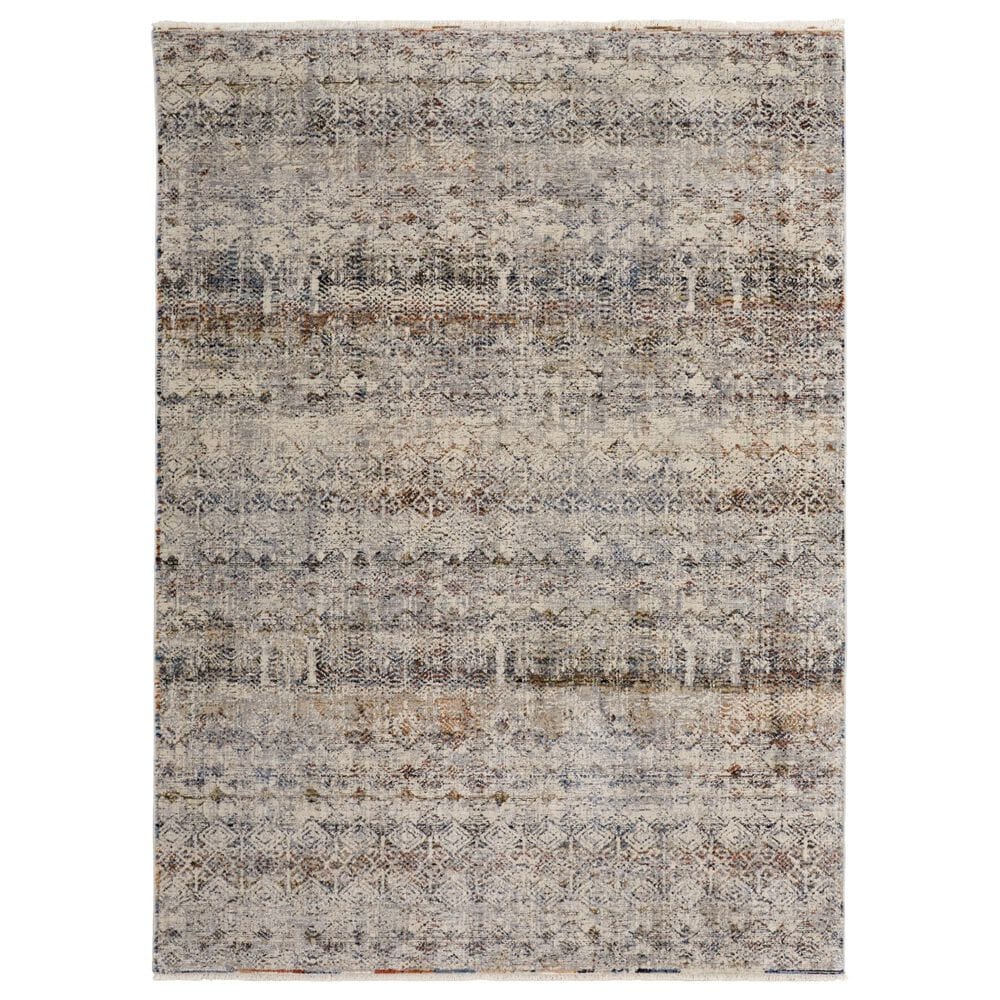 Feizy Kaia 5" x 7"9" Gray Area Rug, , large