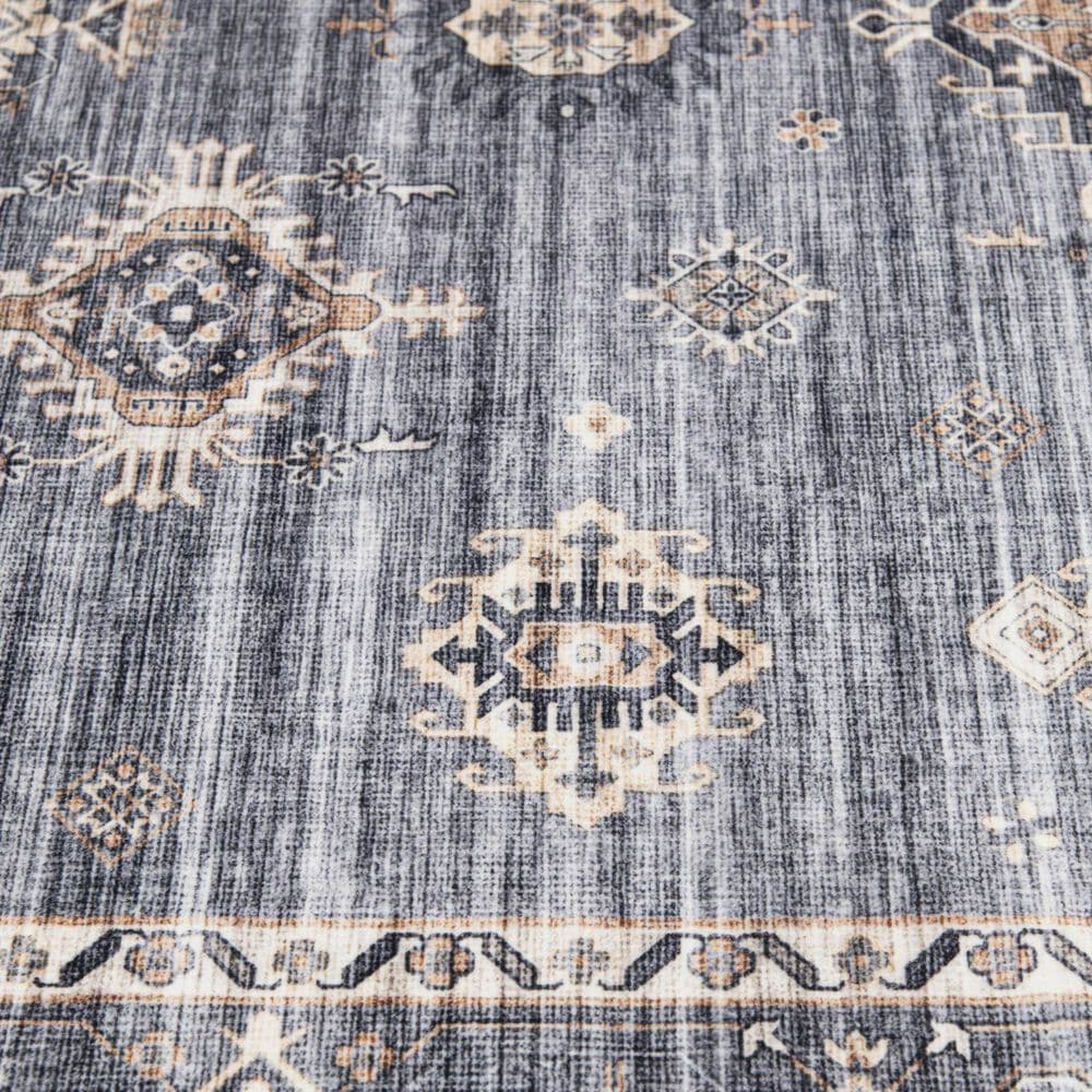 Central Oriental Rugease Raquel Light Gray and Beige 5' x 7' Area Rug, , large