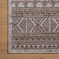 Loloi Easton Coffee and Dove 6"7" x 9"4" Indoor/Outdoor Area Rug, , large