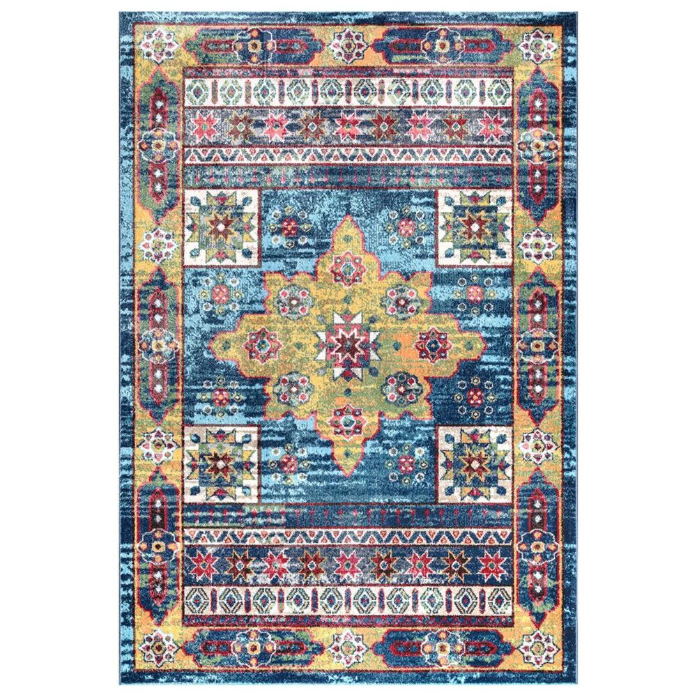 nuLOOM Valley MUVL05A 8' x 10' Blue Area Rug, , large