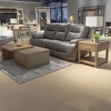 Belle Furnishings Corso Cocktail Table in Natural and Concrete, , large