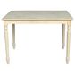International Concepts Modern Farmhouse Casual Dining Table in Unfinished, , large