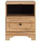 Ashley Aleaport 1-Drawer Nightstand in Warm Brown, , large