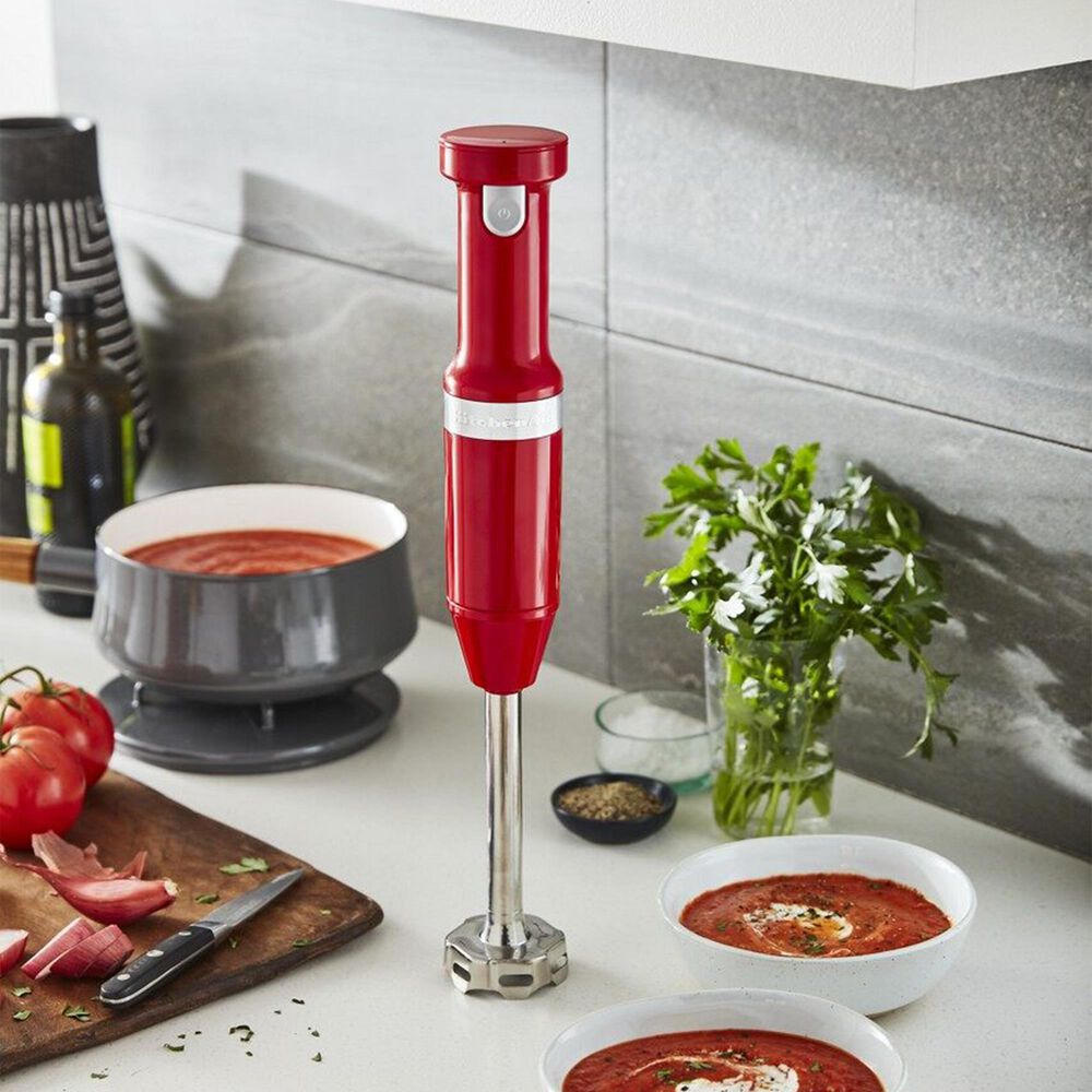 KitchenAid Cordless Variable Speed Hand Blender in Passion Red