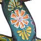 Maple and Jade 32" x 15" Lizard Outdoor Wall Decor in Yellow, Green and Blue, , large