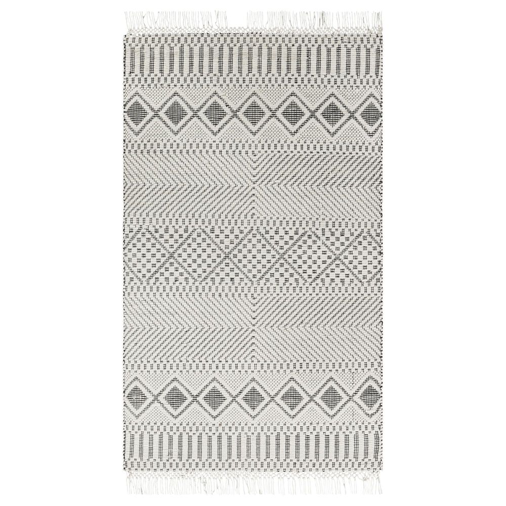 Surya Saint Clair SIC-2300 2"6" x 8" Charcoal, Black and White Runner, , large
