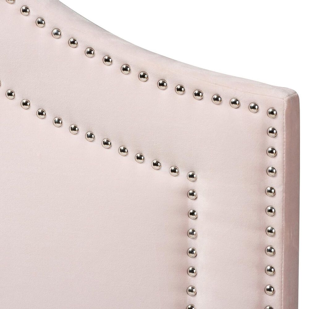 Baxton Studio Avignon Full Headboard in Pink, , large