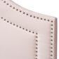 Baxton Studio Avignon Full Headboard in Pink, , large