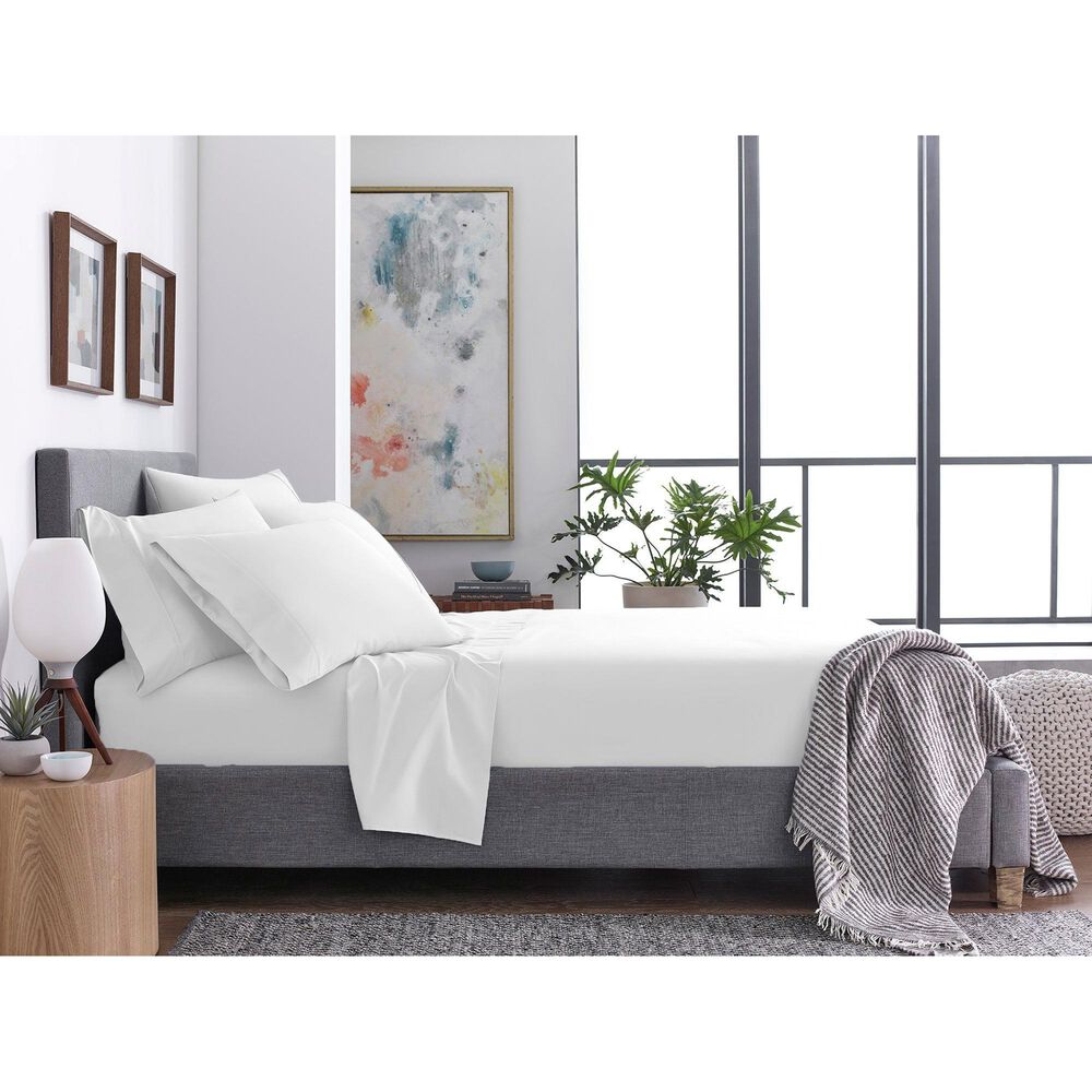 Sanders Collection Ultraweave 6-Piece Twin Sheet Set in White, , large