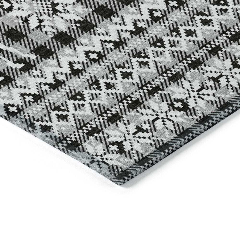 Dalyn Rug Company Wonderland WN28 2&#39;3&quot; x 7&#39;6&quot; Gray Indoor/Outdoor Runner, , large