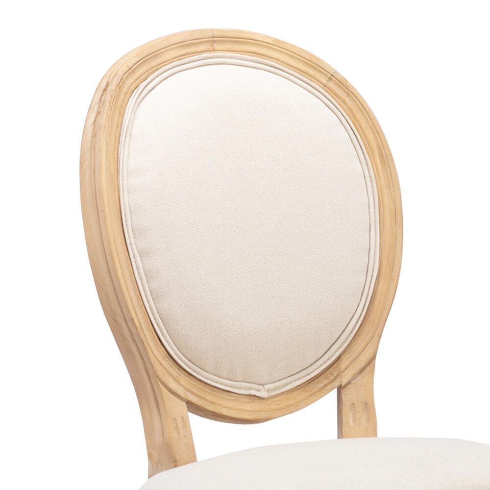Hearth and Haven Upholstered Side Chair in Beige (Set of 2), , large
