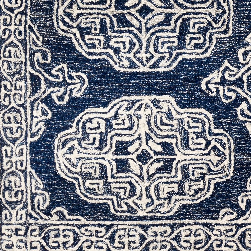 Surya Granada GND-2308 2&#39; x 3&#39; Dark Blue, Ivory and Charcoal Scatter Rug, , large