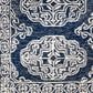Surya Granada GND-2308 2" x 3" Dark Blue, Ivory and Charcoal Scatter Rug, , large