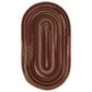 Capel Gramercy 0070-500 11"4" x 14"4" Oval Cinnabar Area Rug, , large