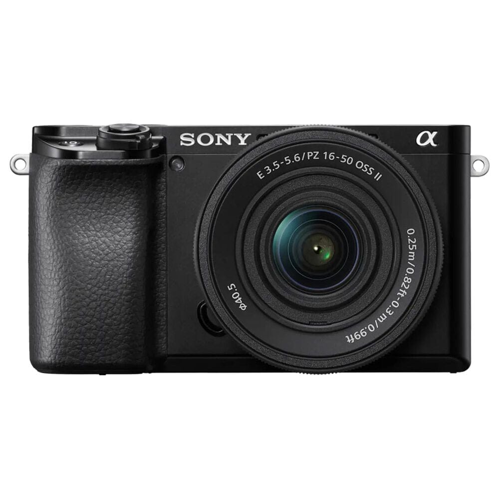 Sony Alpha 6100 Mirrorless Camera with 16-50mm Lens in Black, , large