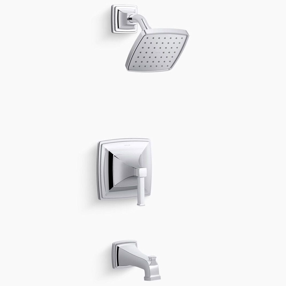 Kohler Riff Rite-Temp Bath and Shower Trim Kit in Polished Chrome, , large