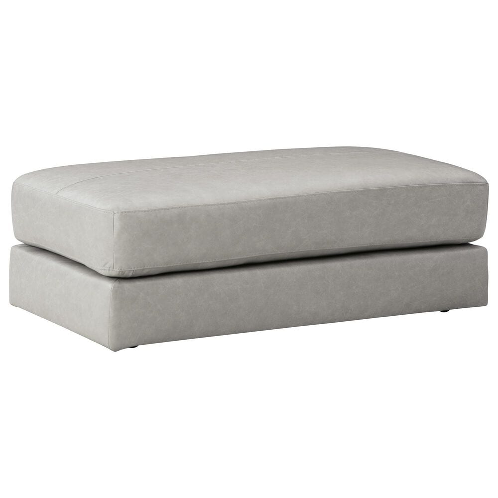 Ashley Amiata Oversized Accent Ottoman in Glacier, , large