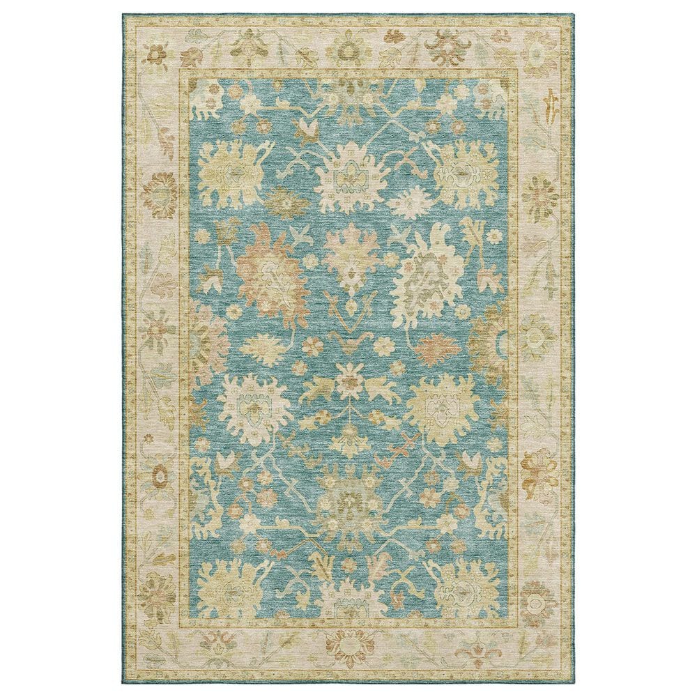 Dalyn Rug Company Hatay HY2 3" x 5" Teal Area Rug, , large