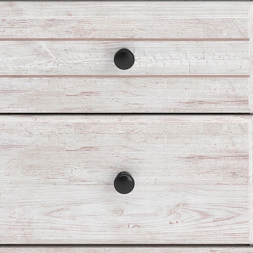 Ashley Makidern 4 Piece Queen Storage Bedroom Set with Six Drawers in Whitewash, , large
