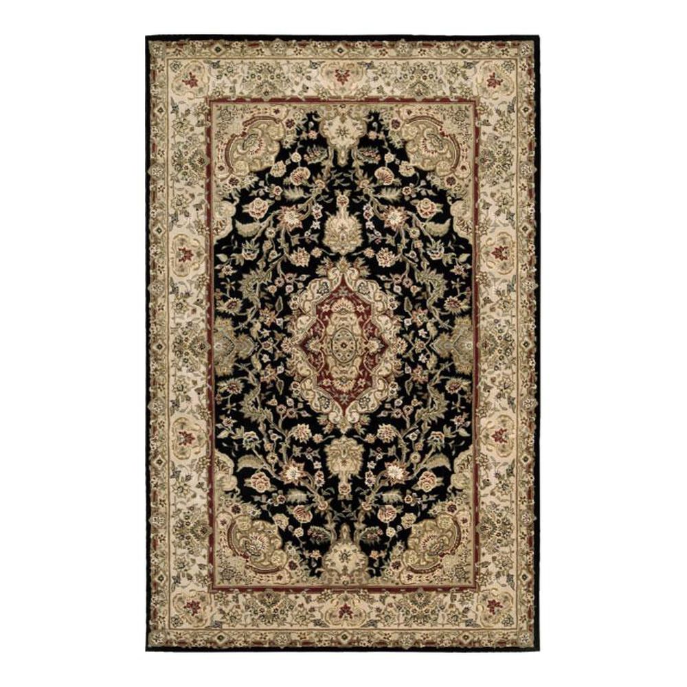 Nourison Nourison 2000 2028 10' Octagon Black Area Rug, , large