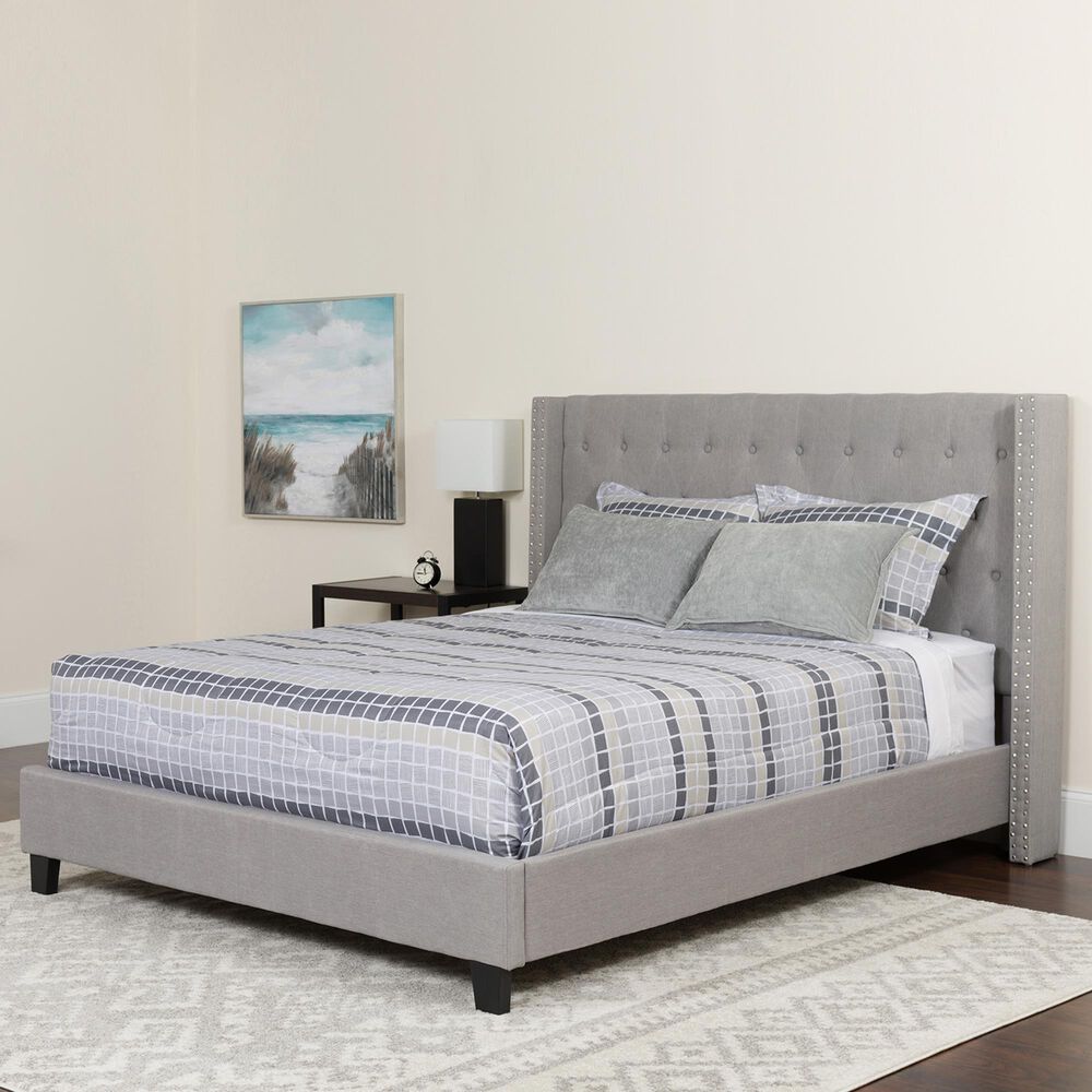 Flash Furniture Riverdale Full Platform Bed in Gray, , large