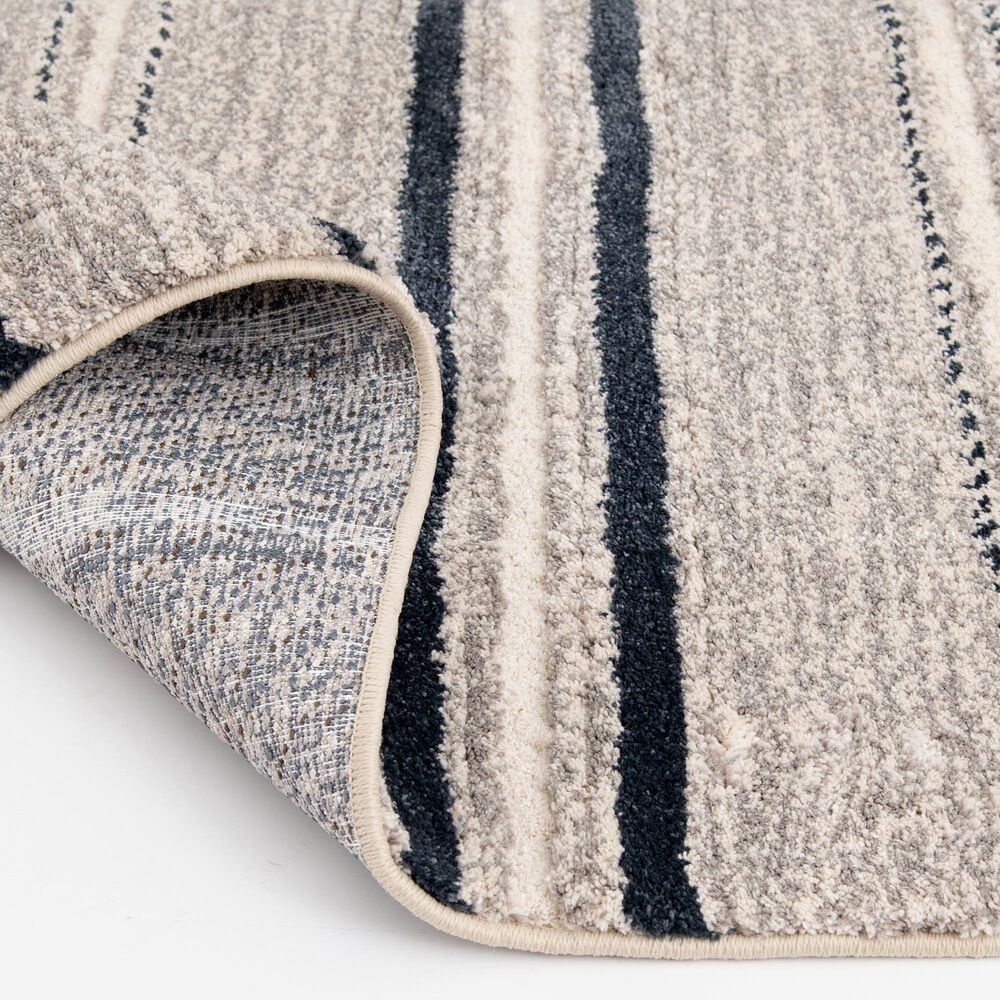 Central Oriental Stonington Sartell Coconut and Zinc 5'3" x 7'7" Area Rug, , large