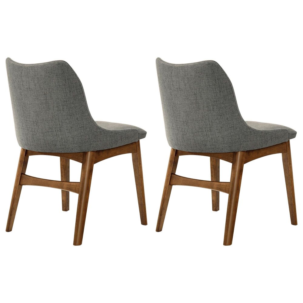 Blue River Azalea Dining Chair in Charcoal/Walnut &#40;Set of 2&#41;, , large
