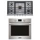 Frigidaire Professional Professional 2-Piece Kitchen Package with 30" Single Wall Oven and 36" Gas Cooktop in Stainless Steel, , large
