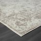 L&R Resources Brisbane Damask Gray 10" x 13"10" Area Rug, , large