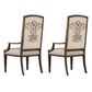 Hooker Furniture Rhapsody Insignia Arm Chair in Rustic Walnut (Set of 2), , large