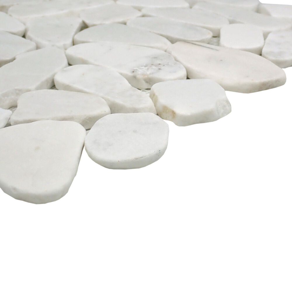 Emser Opuscar White 12" x 12" Honed Natural Stone Mosaic Sheet, , large