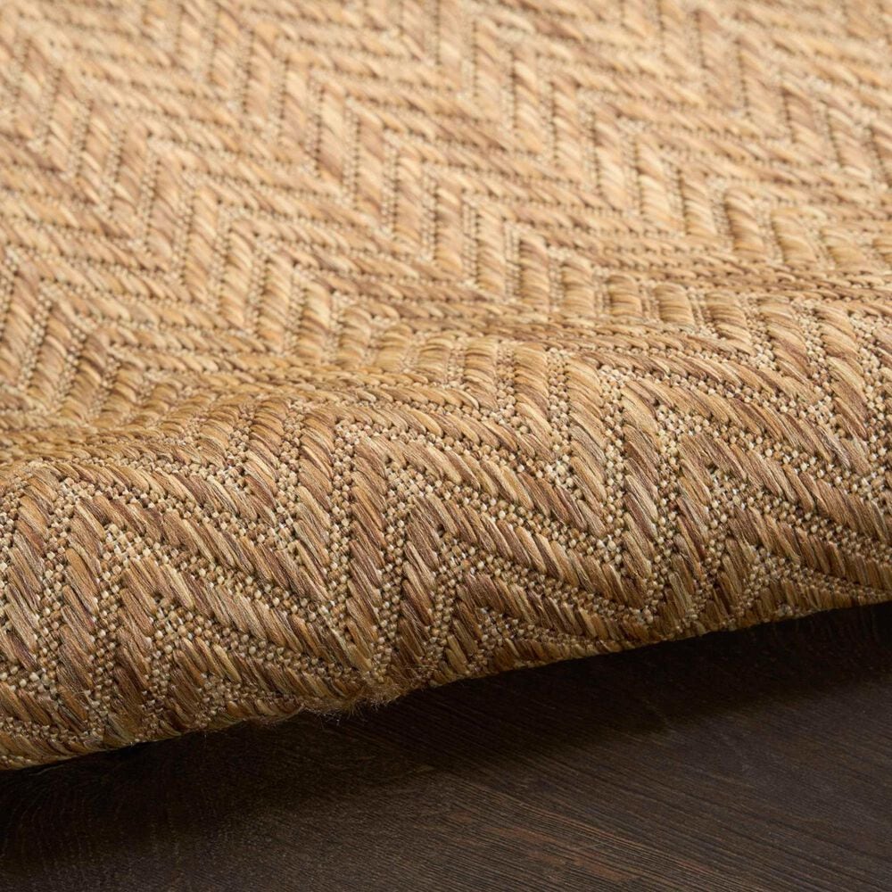 Nourison Horizon HOZ02 Natural 8&#39; x 10&#39; Indoor/Outdoor Area Rug, , large