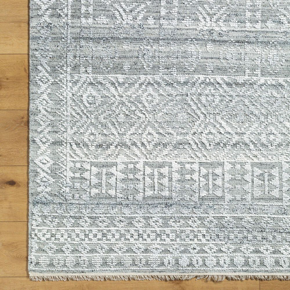 Surya Pompei Charcoal, Black, White, Light Slate, Beige and Teal 10&#39; x 14&#39; Area Rug, , large