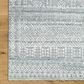 Surya Pompei Charcoal, Black, White, Light Slate, Beige and Teal 10" x 14" Area Rug, , large