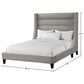 Simeon Collection Jacob King Upholstered Bed in Luxe Light Grey, , large