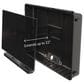 Storm Shell XL 44" Outdoor TV and Soundbar Enclosure in Black, , large