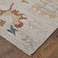 Feizy Pasha 39M8F 5" x 7"6" Ivory and Multicolor Area Rug, , large