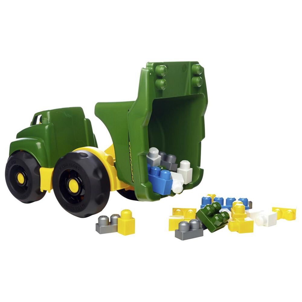 Mega Bloks John Deere Dump Truck Building Set, , large