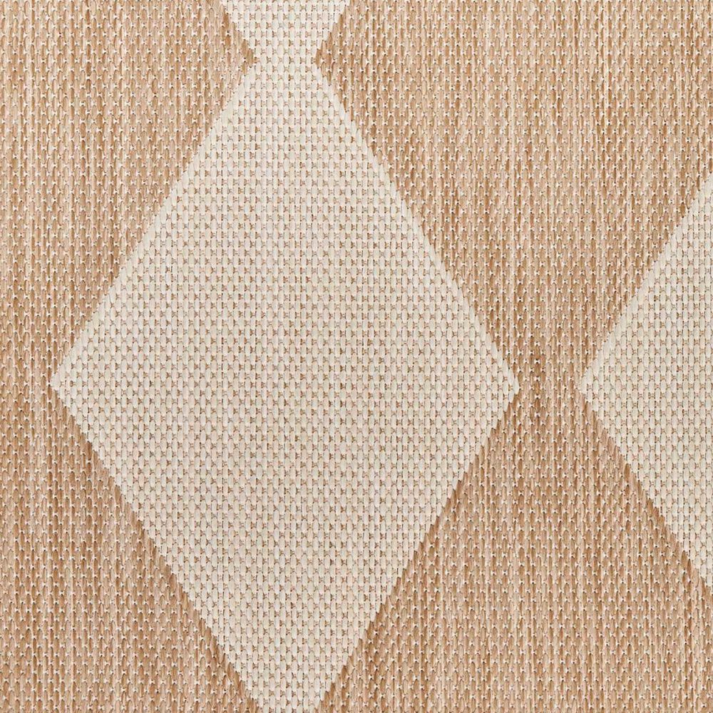 Nourison Positano Geometric Jute 6&#39; x 9&#39; Indoor/Outdoor Area Rug, , large