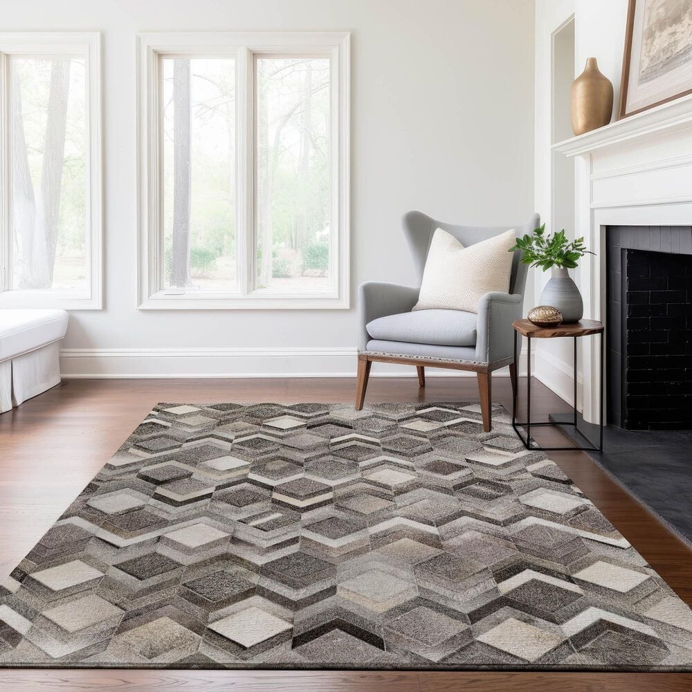Dalyn Rug Company Bozeman BM5 Gray 3&#39; x 5&#39; Area Rug, , large