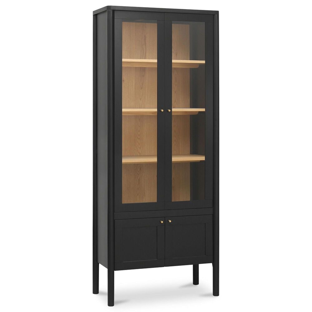 Moe"s Home Collection Hannah Tall Cabinet in Black, , large