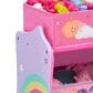 Delta Children Peppa Pig 6-Bin Design and Store Toy Organizer in Pink, , large