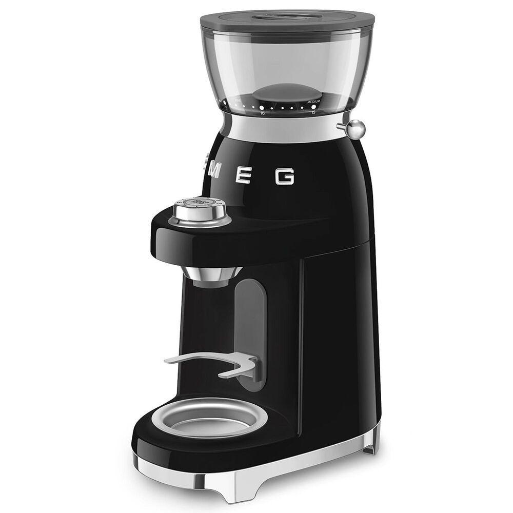 SMEG Conical Burr Coffee Grinder in Black, , large